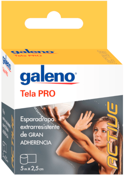 Galeno Esparadrapo Tela PRO Piel 5m x 2,5cm