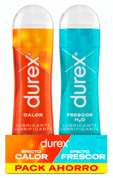 Durex Lubricante Frescor 50 ml + Lubricante Calor 50 ml