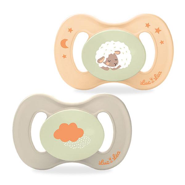 LUC & LÉA Duo sucettes Nature Nuit