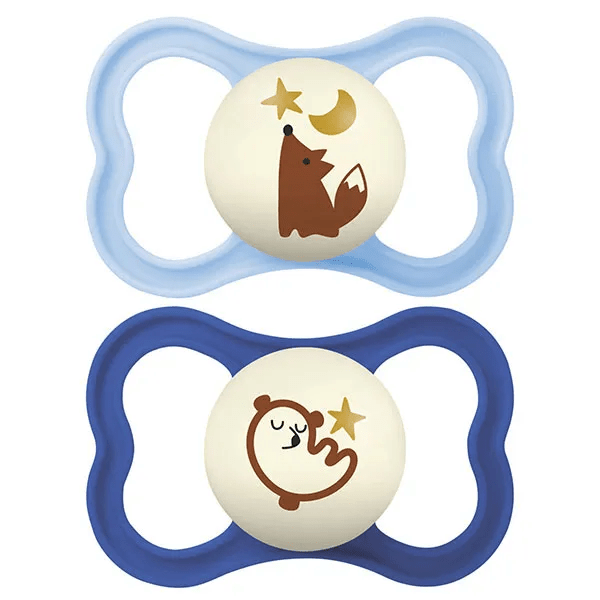 Sucettes supreme nuit 18+ silicone Motifs Loup et Ours x2 3