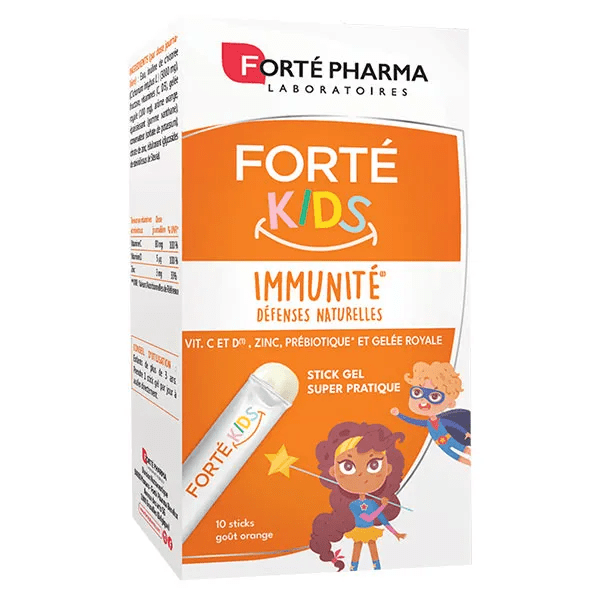 Forté Kids Immunité Gelée royale Zinc Dès 3 ans 10 sticks gel 2