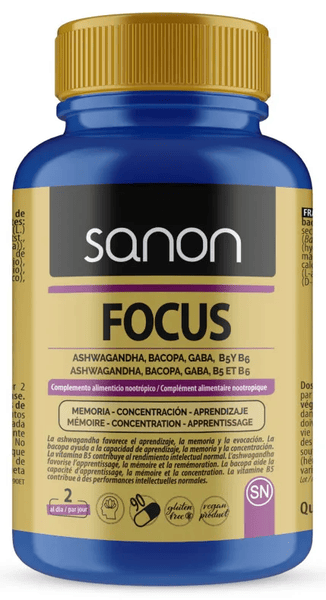 Sanon Focus Memoria Y Concentración 90 Cápsulas - Imagen 2