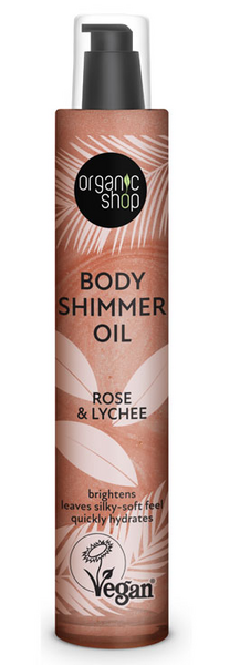 Organic Shop Aceite Body Shimmer Rosa Y Lichi 100 Ml