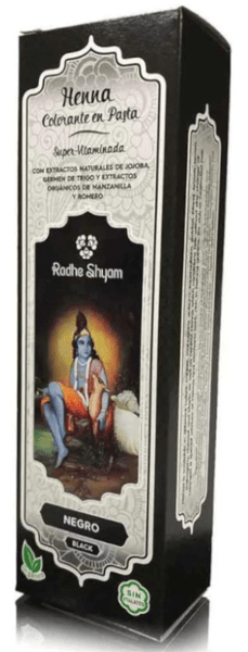 Radhe Shyham Henna En Pasta Negro 200 Ml