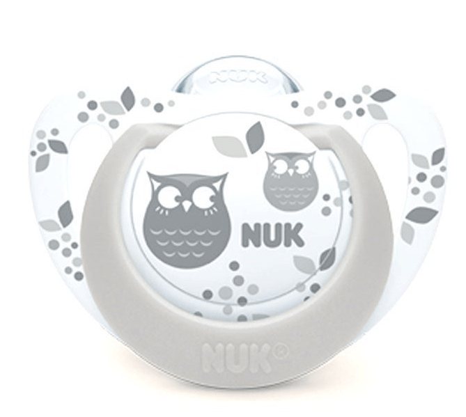 Nuk Chupete Silicona Genius Color Talla 2 Blanco y Gris 6-18m
