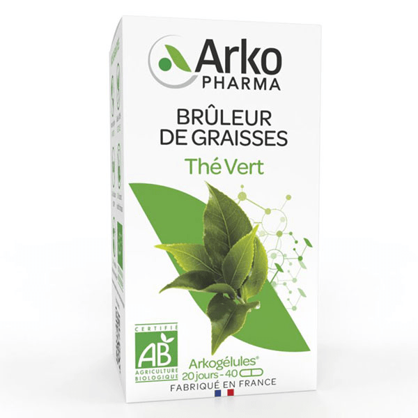 Arkogélules Thé Vert Bio 45 gélules 4