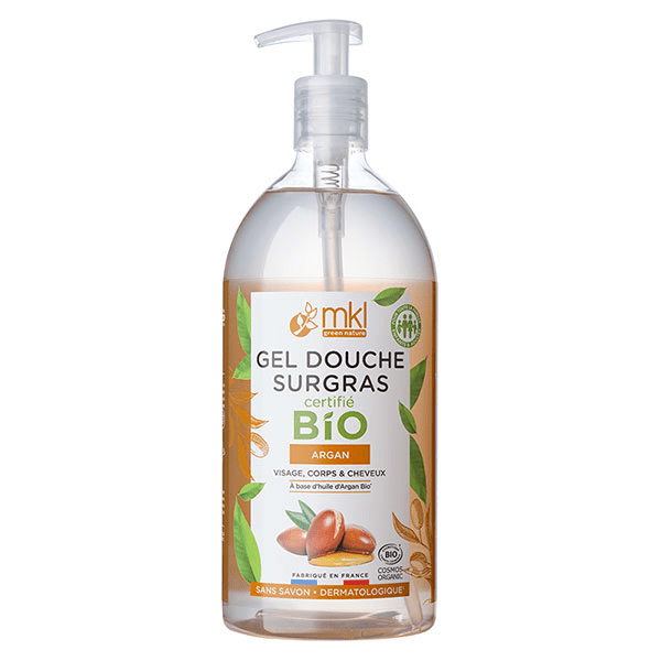 Gel Douche Surgras Argan Bio 1L 4