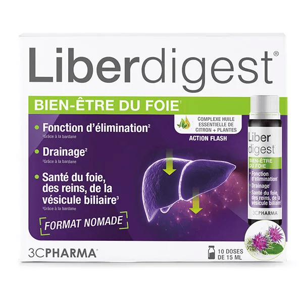 Liberdigest Bien-être du foie monodoses x10