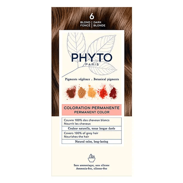 PhytoColor Coloration Permanente N°6 Blond Foncé 2