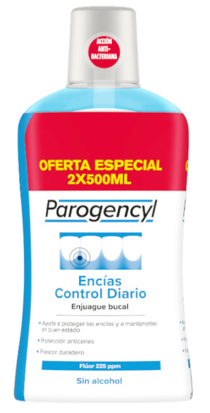 Parogencyl Control Enjuague Bucal 2X500ml