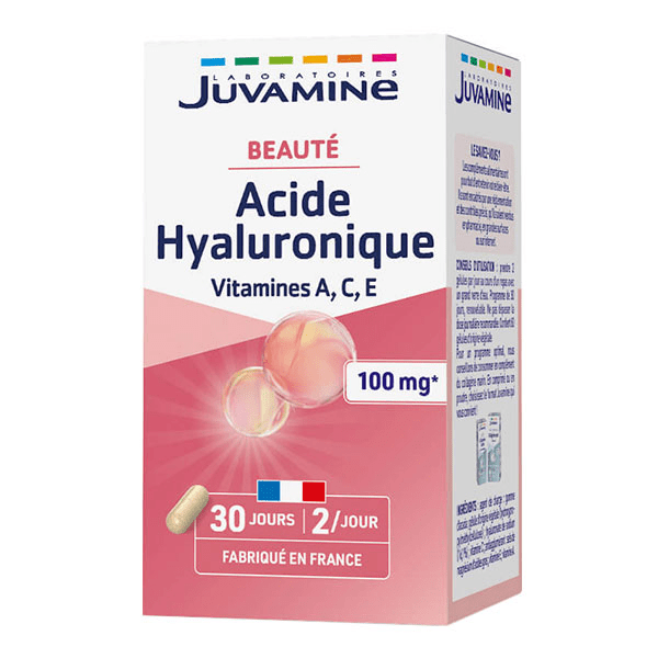 ACIDE HYALURONIQUE VITAMINES A C E Antioxydant 60 gélules végétales 2