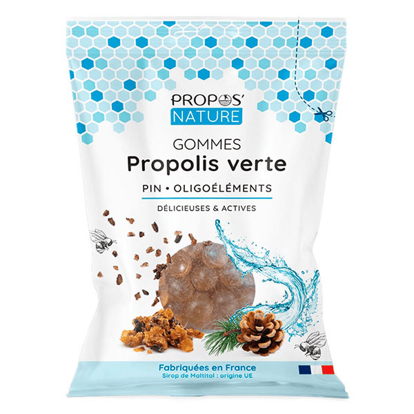 Propos' Nature Apithérapie Gomme de Propolis Oligoéléments Pin Bio 45g 2