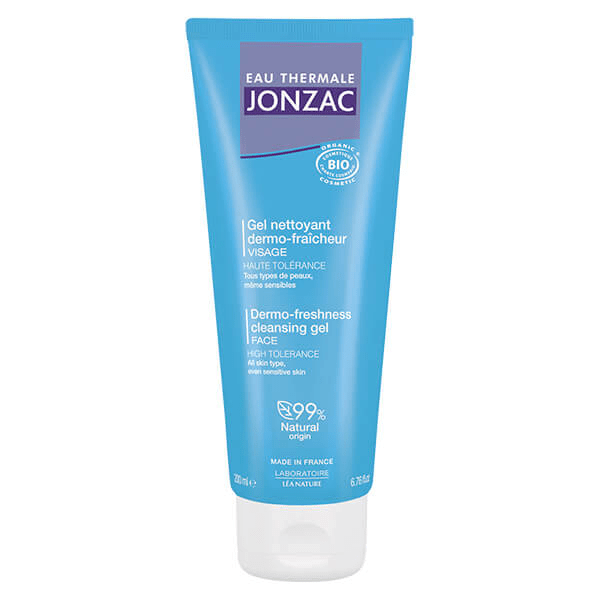 Eau thermale Jonzac, Les Indispensables, Gel nettoyant dermo-fraîcheur bio 200mL 5