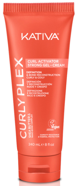 Kativa Curly Plex Activator Strong Gel Crema 240 Ml