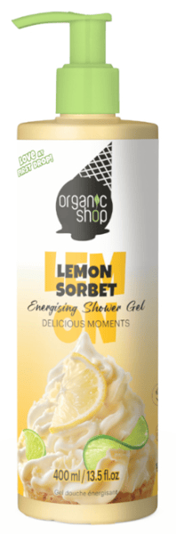 Organic Shop Ice Gel de Ducha Sorbete de Limón 400 ml