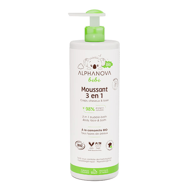 Bébé Moussant 3 en 1 bio* 400ml 3