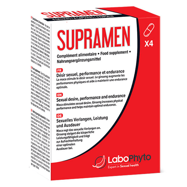 Supramen - stimulant sexuel rapide - 4 gélules