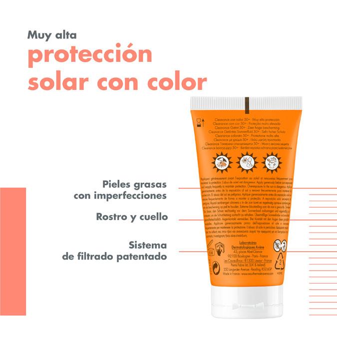Thumbnail 1 de Avène Cleanance Crema Solar Color SPF50+ - 3x50 ml 🌞