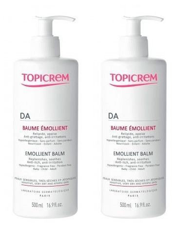 Topicrem DA Bálsamo Emoliente 2x500 ml