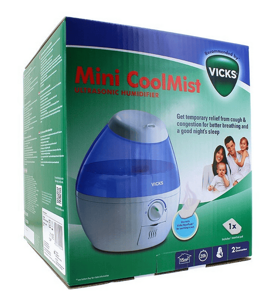Vicks Humidificador Mini CoolMist Ultrasónico