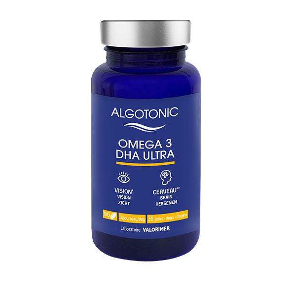Oméga 3 DHA Ultra - Cerveau - Cardio-Vasculaire - 90 capsules