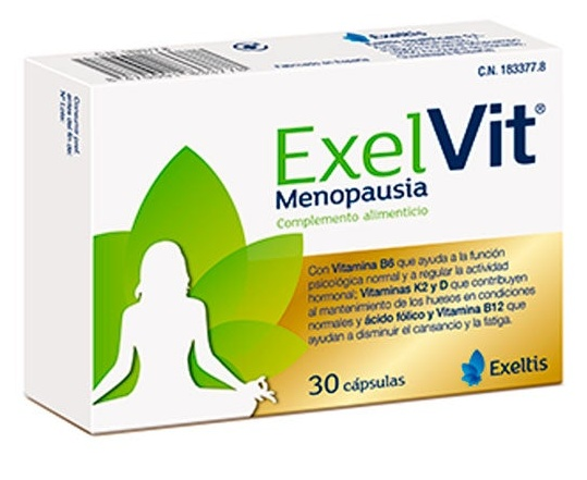 Exelvit Menopausia 30 Cápsulas