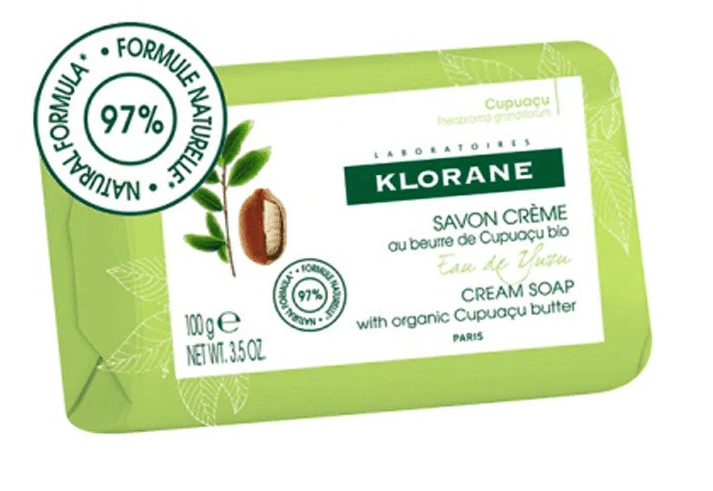 Klorane Pastilla Jabón Crema Eau de Yuzu 100 gr