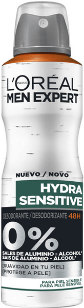 L'Oréal Men Expert Hydra Sensitive Desodorante Pieles Sensibles Spray 150 ml