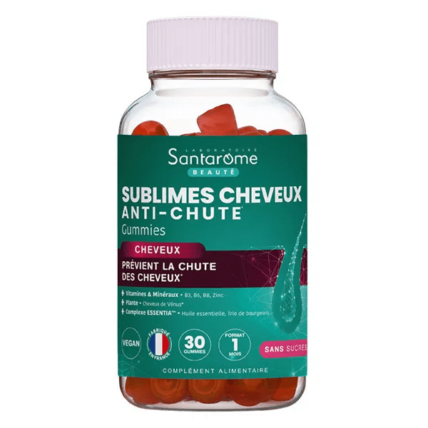 Santarome Phyto Sublimes Cheveux Anti-Chute 30 gummies sans sucres 2