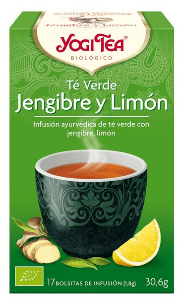 Yogi Tea Té Verde Con Jengibre Y Limón 17 Bolsitas