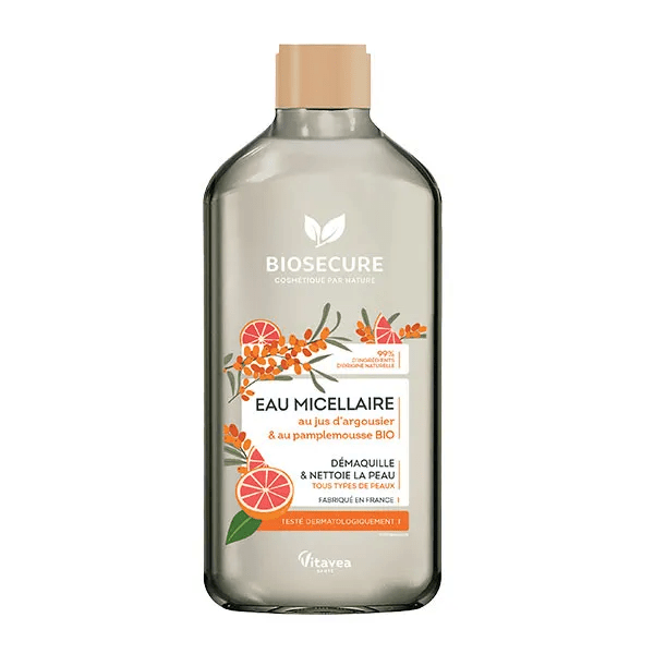 Biosecure Eau micellaire argousier - Biosecure - Flacon de 500 ml