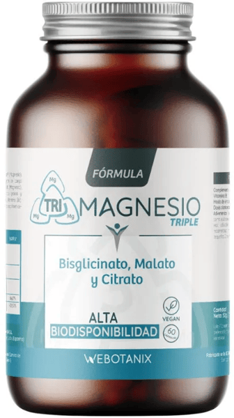 WeBotanix Triple Magnesio 60 Cápsulas
