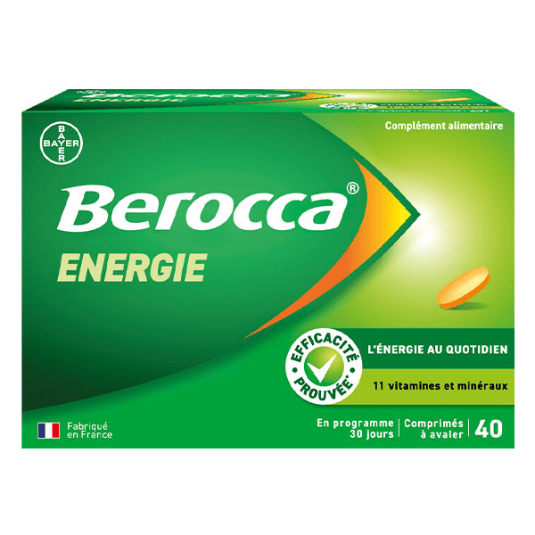 Energie Vitamine B et C Magnésium Zinc 40 comprimés 2