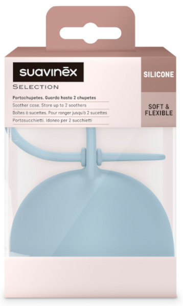 Suavinex Portachupetes +0m Essence Azul