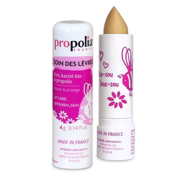Baume à lèvres, Propolis, Cire d'abeille & Karité Stick 4g 2