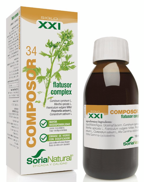 Soria Natural Composor 34 Flatusor Complex S.XXI 100 ml