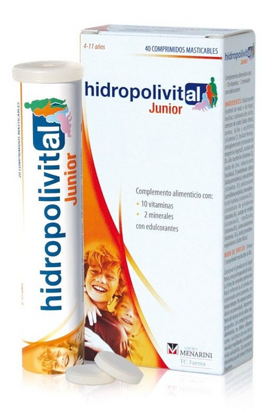 Hidropolivital Junior 40 Comprimidos Masticables