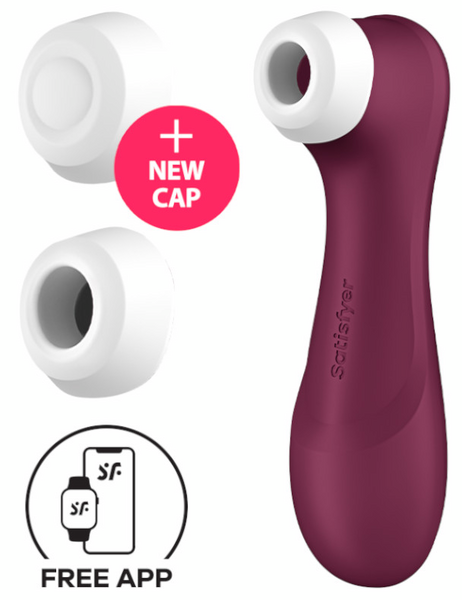 Satisfyer Pro 2 Generation 3 Connect App Wine Red