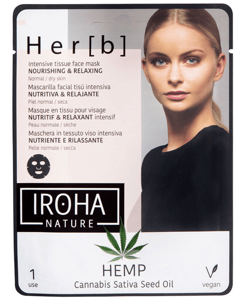 Iroha Nature Mascarilla Facial Tejido Nutritiva y Relajante 1 ud