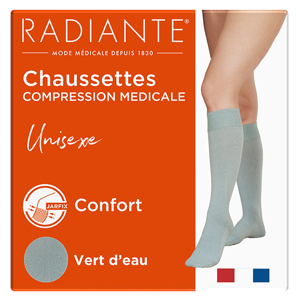 Chaussettes de compression Vert Ressource Taille 3 Classe 2