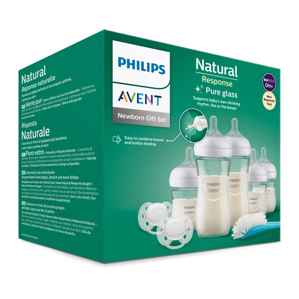 Coffret Natural Response 5 Biberons Verre