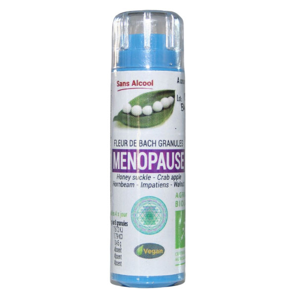 Kosmeo Complexe Fleurs de Bach 0% Alcool Ménopause Bio - 120 granules