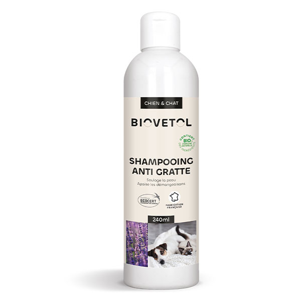Biovetol - Shampooing Anti-Gratte Bio - 240 ml