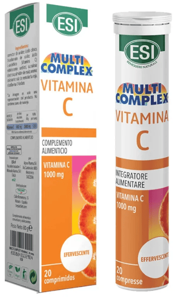 ESI Vitamina C 1.000mg Efervescente 20 Comprimidos