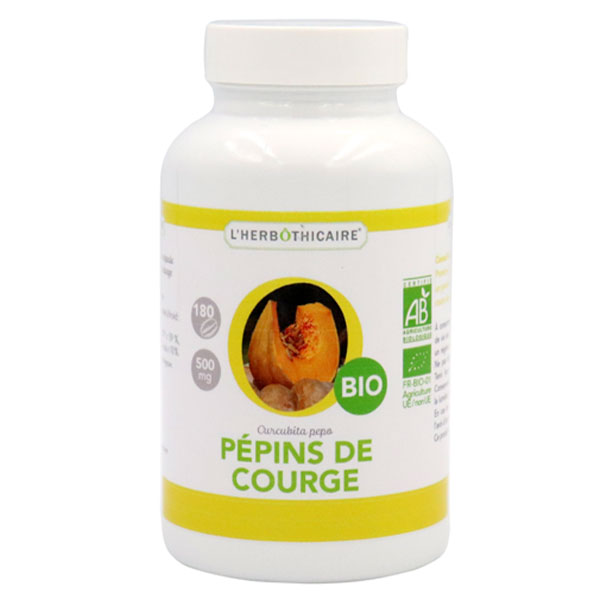 L'Herbôthicaire Pépins de Courge Bio 60 gélules