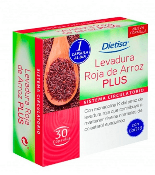 En Oferta Dietisa Levadura Roja De Arroz Plus 30 Cápsulas