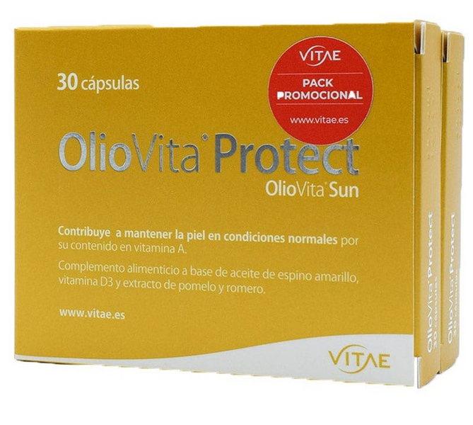 Vitae Oliovita Protect Duplo Sun 2x30 Cápsulas