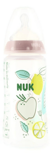 Nuk Biberón First Choice+ 0-6m Silicona 300 ml Rosa
