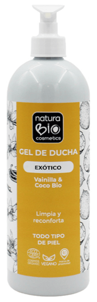 Naturabio Cosmetics Gel Ducha Exótico Vainilla & Coco 740 ml