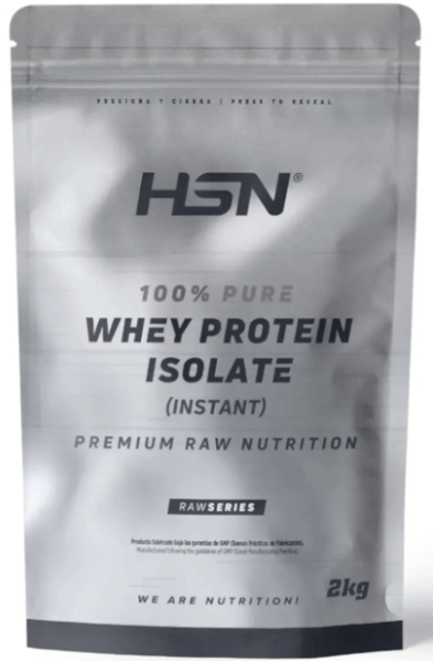 HSN 100% Whey Protein Isolate Sin Sabor 2 kg